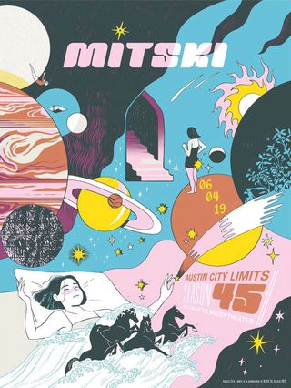Mitski in bed, dreaming of space and horses